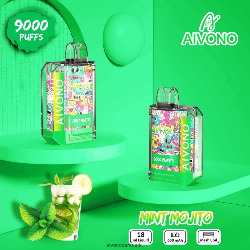 Aivono AIM XXL 9000 mund klistermærke gennemsigtig mynte mojito 4H826655 - Aivono Danmark Aivono AIM XXL 9000 mund klistermærke gennemsigtig mynte mojito 4H826655 - Aivono Danmark